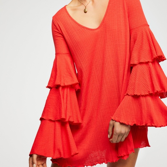 Free People Seashore Mini Dress Top 